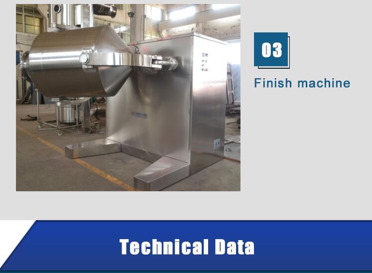 Máquina mezcladora de polvos multifunción farmacéutica HD-100