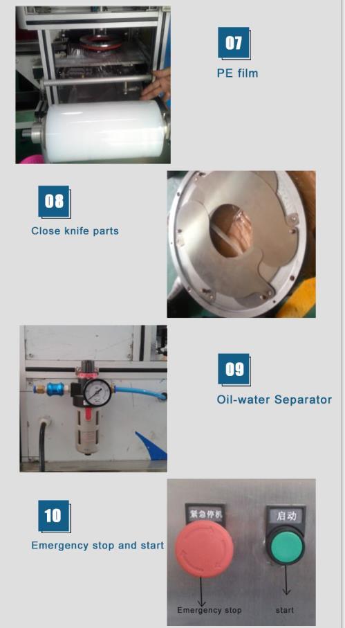 Máquina de embalaje de envoltura de barra de jabón Ht980A para película de embalaje de PE