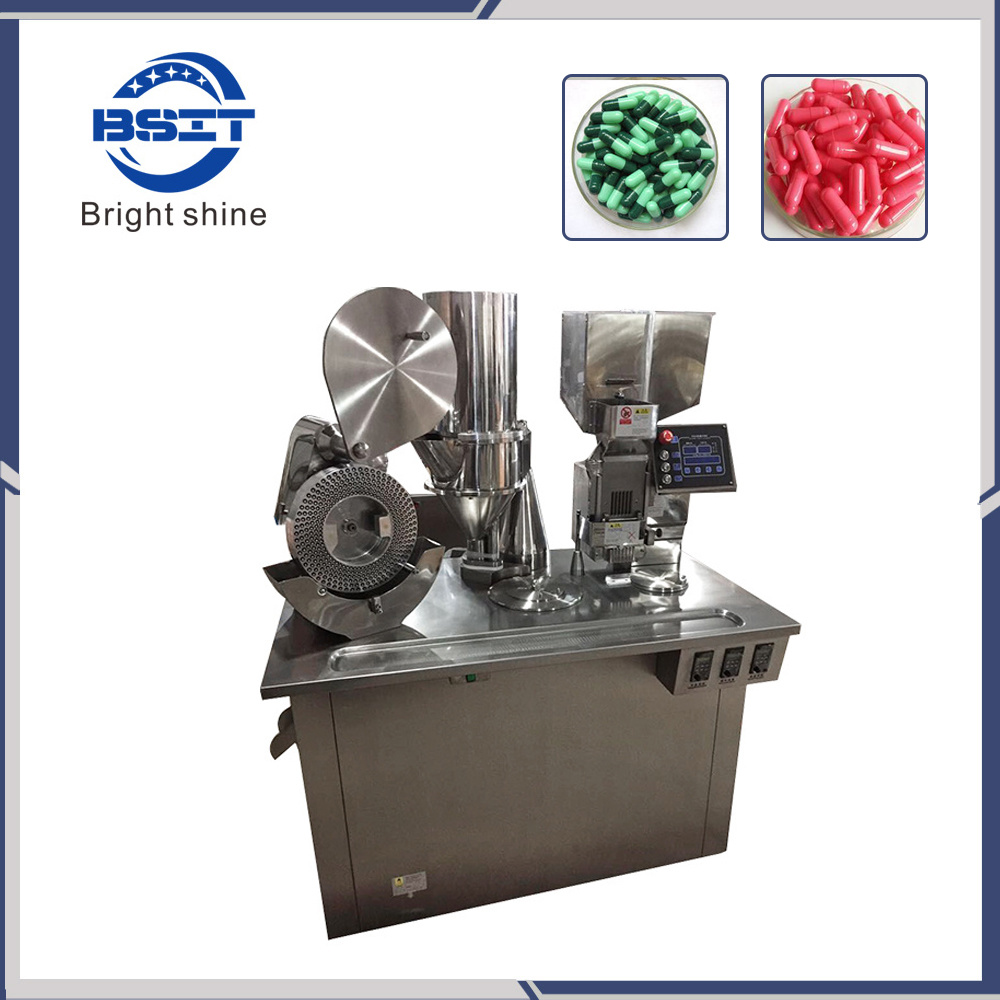 Máquina de llenado de polvo de cápsula dura semiautomática más nueva (BST-208D)