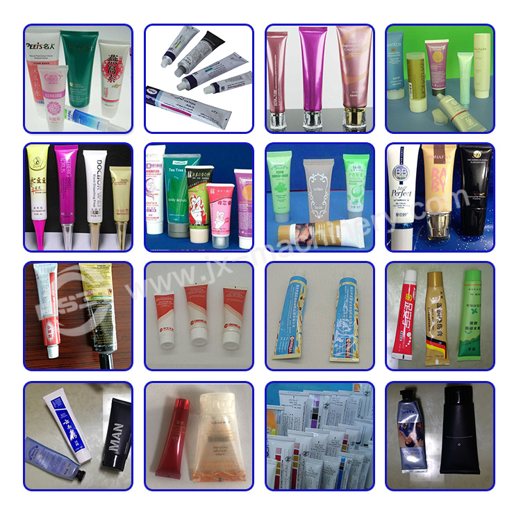Cosméticos / Cremas para la piel / Pasta de dientes / Aluminio / Metal / Tubo flexible / Máquina de sellado y llenado para Bnf-60