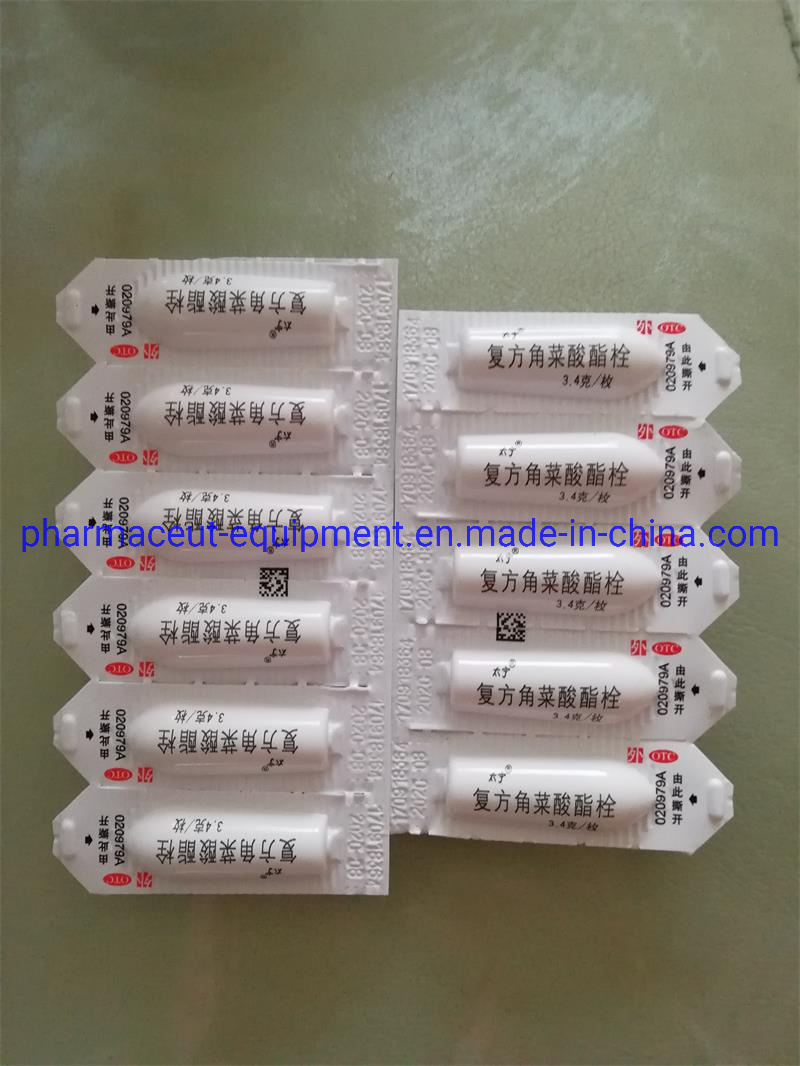 Máquina de llenado y sellado de formación de supositorios farmacéuticos con control PLC de velocidad media (Zs-I)