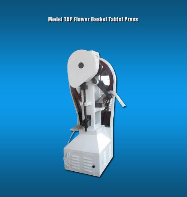 Prensa de tabletas tipo cesta de flores Thp-30 para tableta de calcio / desinfectante / bloque de sal para purificación de agua / artículos de tocador / cerámica / polvo de pollo