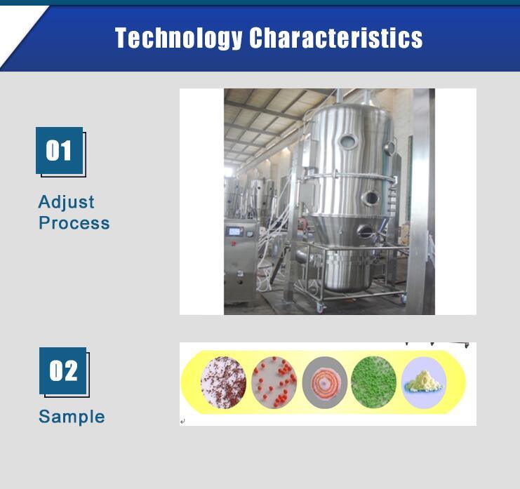 La mejor máquina revestidora de lecho fluidizado farmacéutico Qualitye (Ldp)