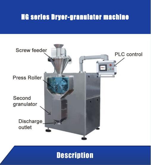 Granulador secador serie Hg de alta calidad (con SUS304)