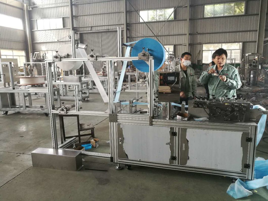 Máscara económica en blanco que hace la máquina de soldadura de la máquina hecha en China