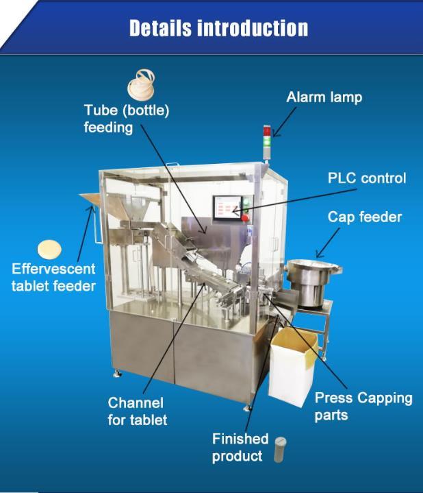 Máquina de embalaje de conteo de tabletas efervescentes de alta calidad de 220 V (BSP-40)