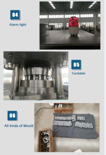 Prensa rotatoria para fabricar tabletas de pastillas (ZPT-20) / Máquina para prensar tabletas de sal / dulces / leche