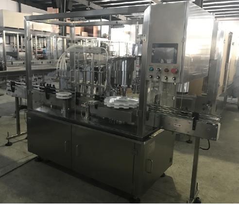 Máquina de sellado de llenado de líquido de bomba de pistón de botella de jarabe líquido oral (30-60 ml)