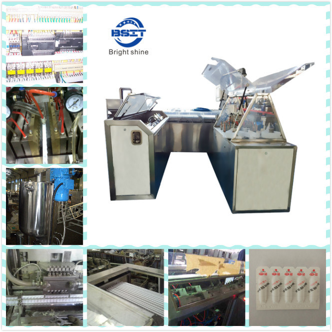 Máquina de llenado y sellado de supositorios de envases chinos