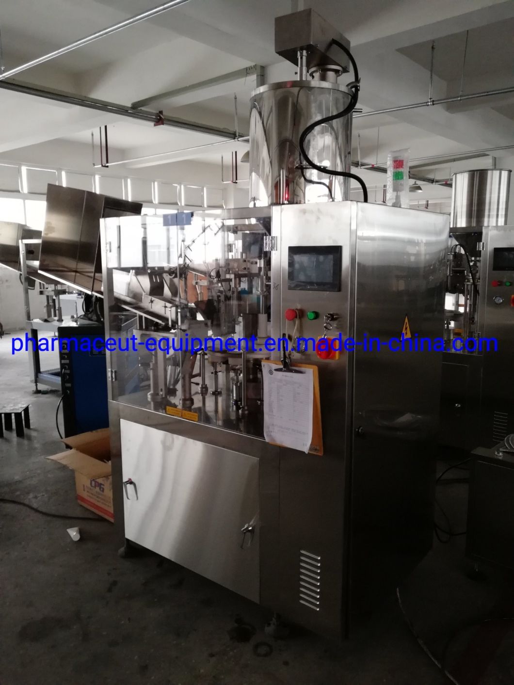 Máquina de llenado y sellado de tubos de aluminio / tubos blandos para Bnf-60