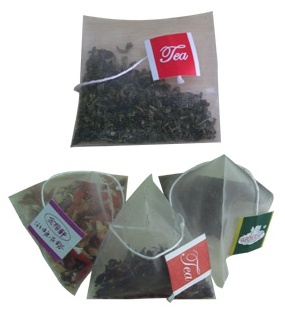 Whosesale Nylon / Pyramid / Triangular / Máquina de embalaje de bolsitas de té rectangular