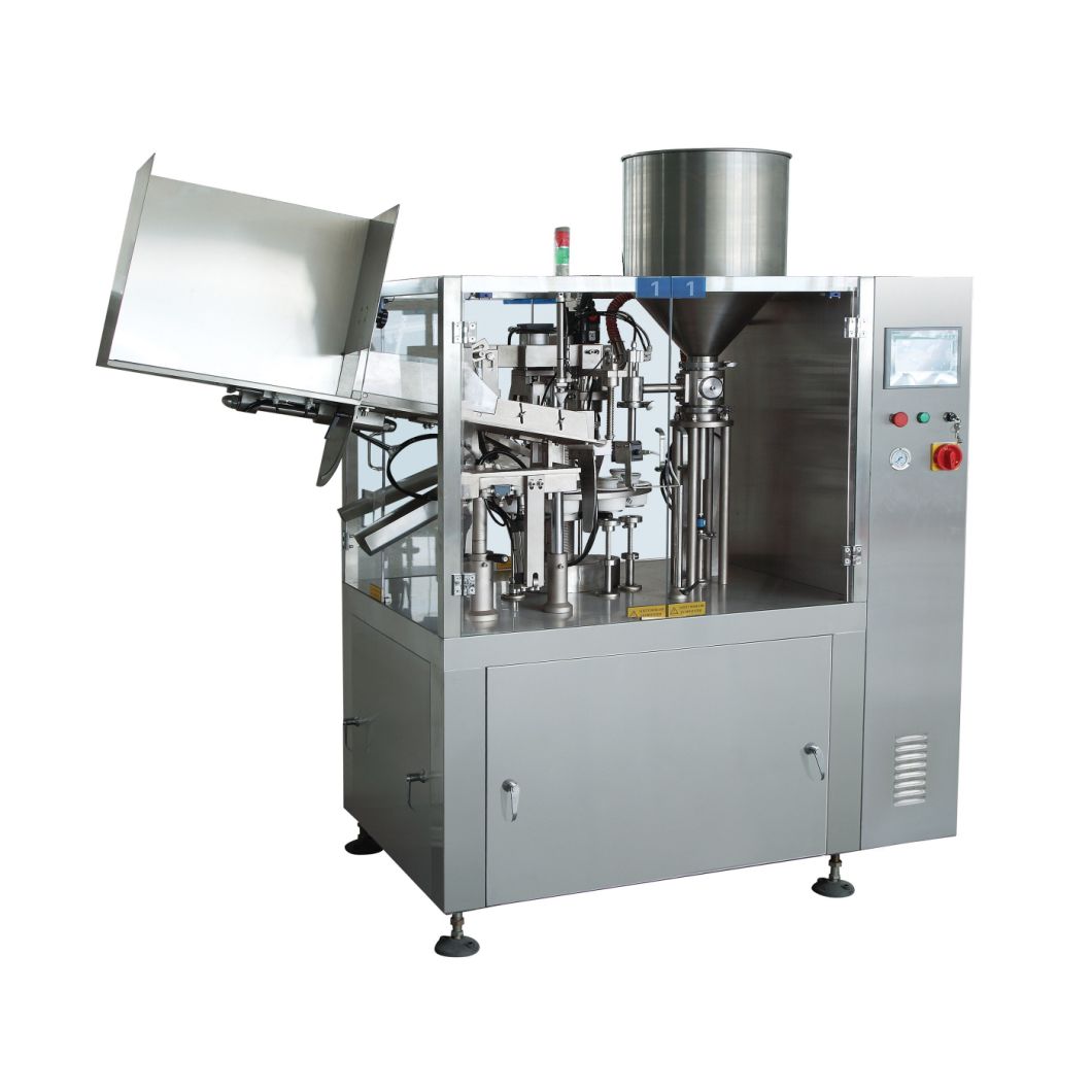 Máquina dosificadora de llenado y sellado de tubos blandos / mangueras / tuberías (pasta de dientes / crema / alimentos)