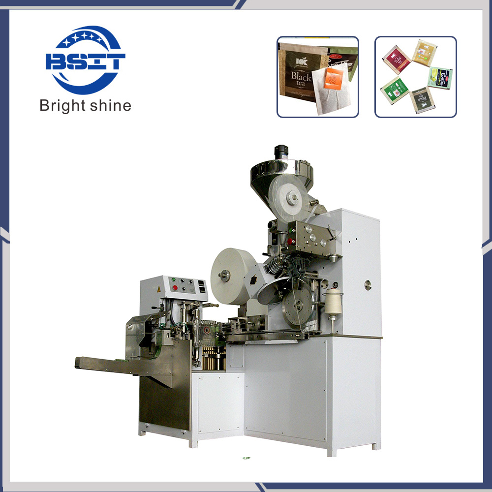 Máquina de envasado de bolsitas de té de limón con etiqueta / hilo / sobre exterior (DXDC8IV)