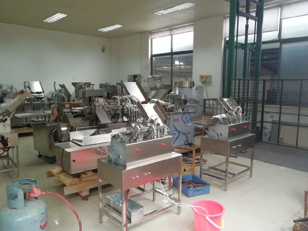 Máquina de llenado y sellado de ampollas de inyección de productos farmacéuticos con control de botón (AFS2)