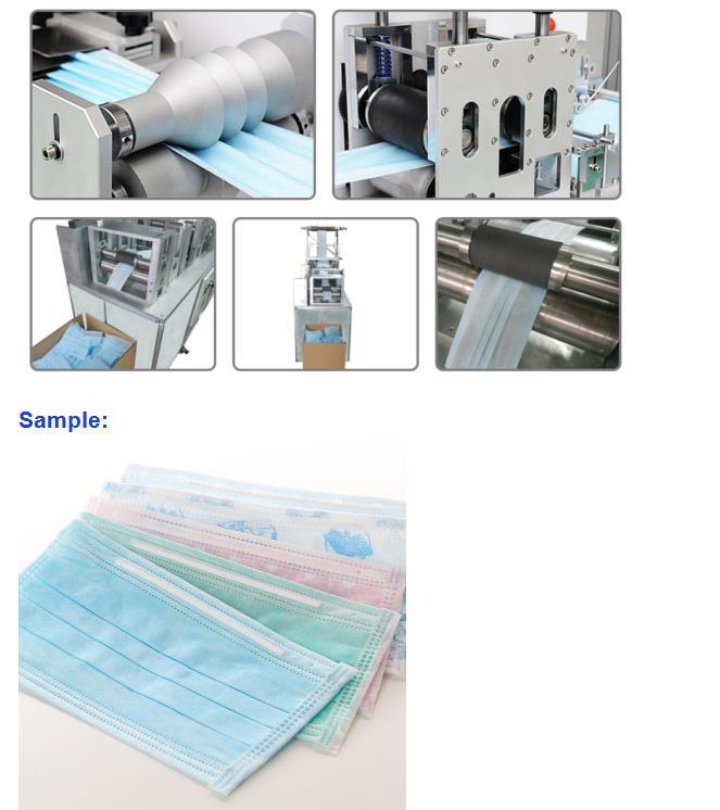 Máscara económica en blanco que hace la máquina de soldadura de la máquina hecha en China