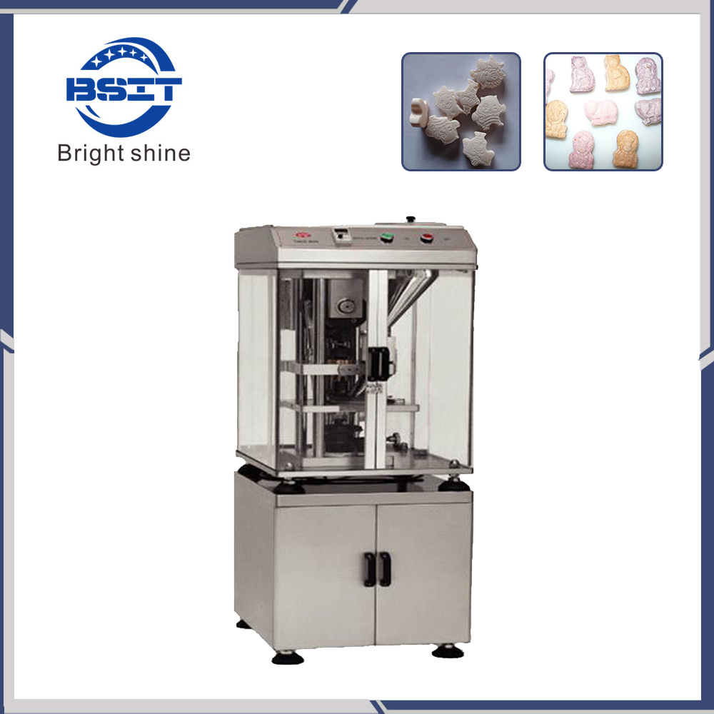 Máquina de prensado de pastillas de un solo punzón para uso en laboratorio para tabletas de caramelo Dp12