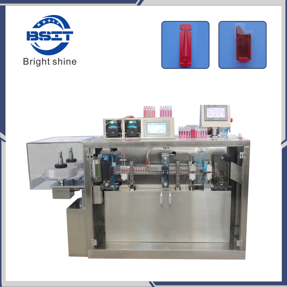 Máquina de sellado de llenado de líquido de ampolla de plástico de venta caliente DSM para aceite de cigarrillo electrónico