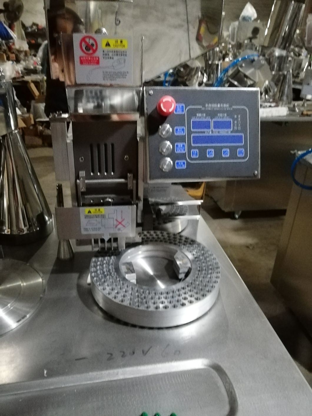Máquina de llenado de cápsulas semiautomática Modelo Dtj-C / Contador de cápsulas de operación manual