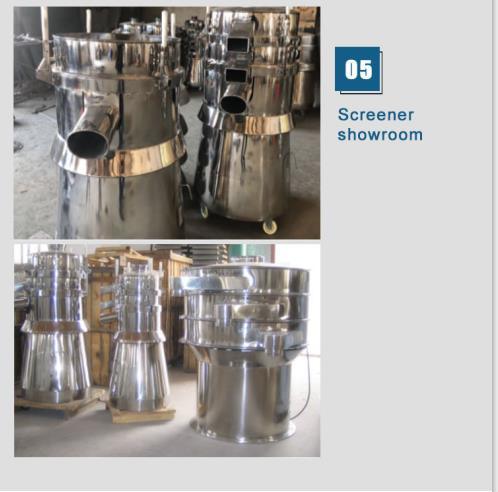 Venta caliente China Sifter de vibración de buena calidad para farmacéutico (todos 304, tres puntos de venta)