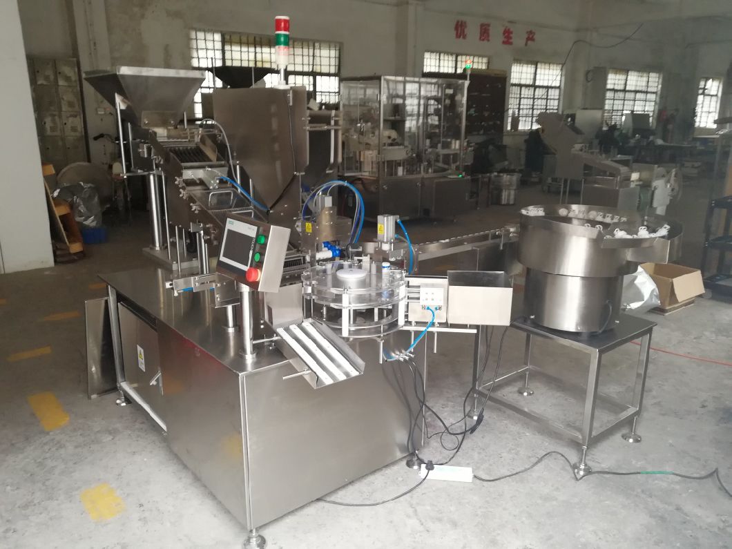 Fábrica de fabricación Máquina de llenado de tabletas de botella recta / Máquina de envasado de tabletas efervescentes (BSP40A)