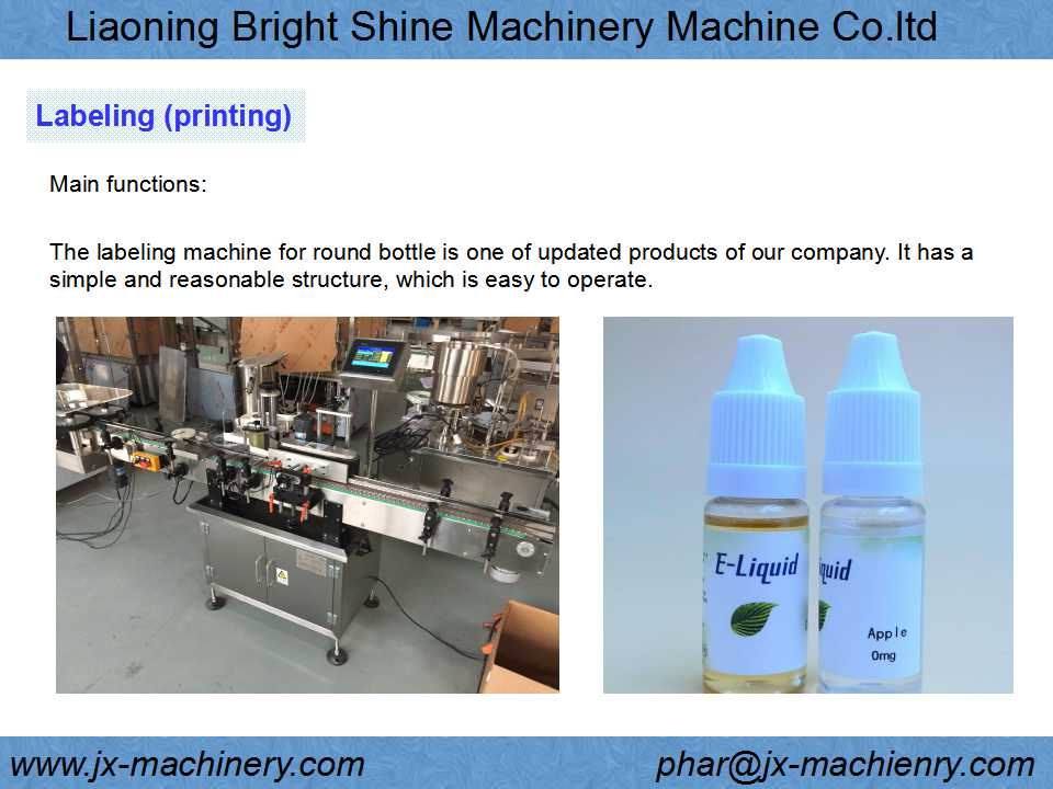 Precio de fabricación de botellas para mascotas Máquina de línea de producción de llenado de líquidos de cigarrillos electrónicos