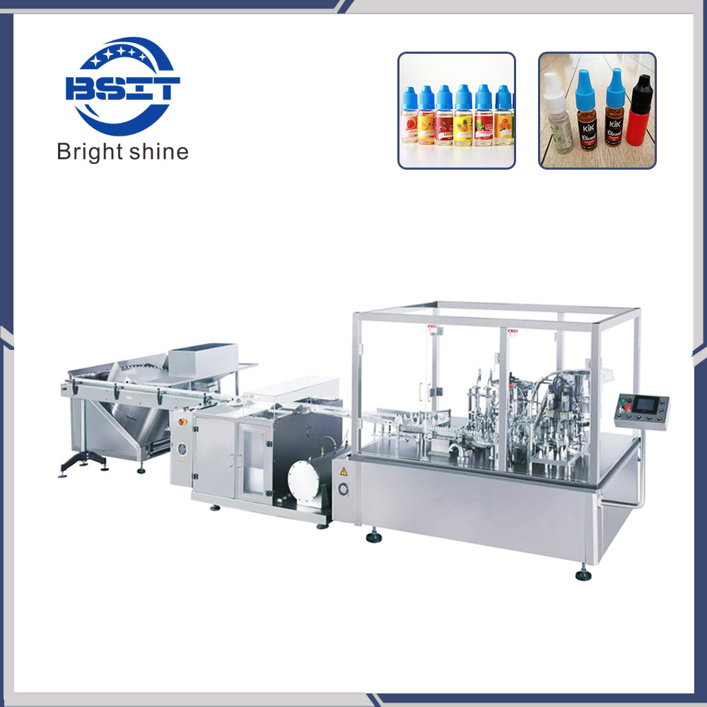 Máquina de llenado de líquido completamente automática de aceite de CBD / aceite de vaporizador / aceite líquido / gotas para los ojos