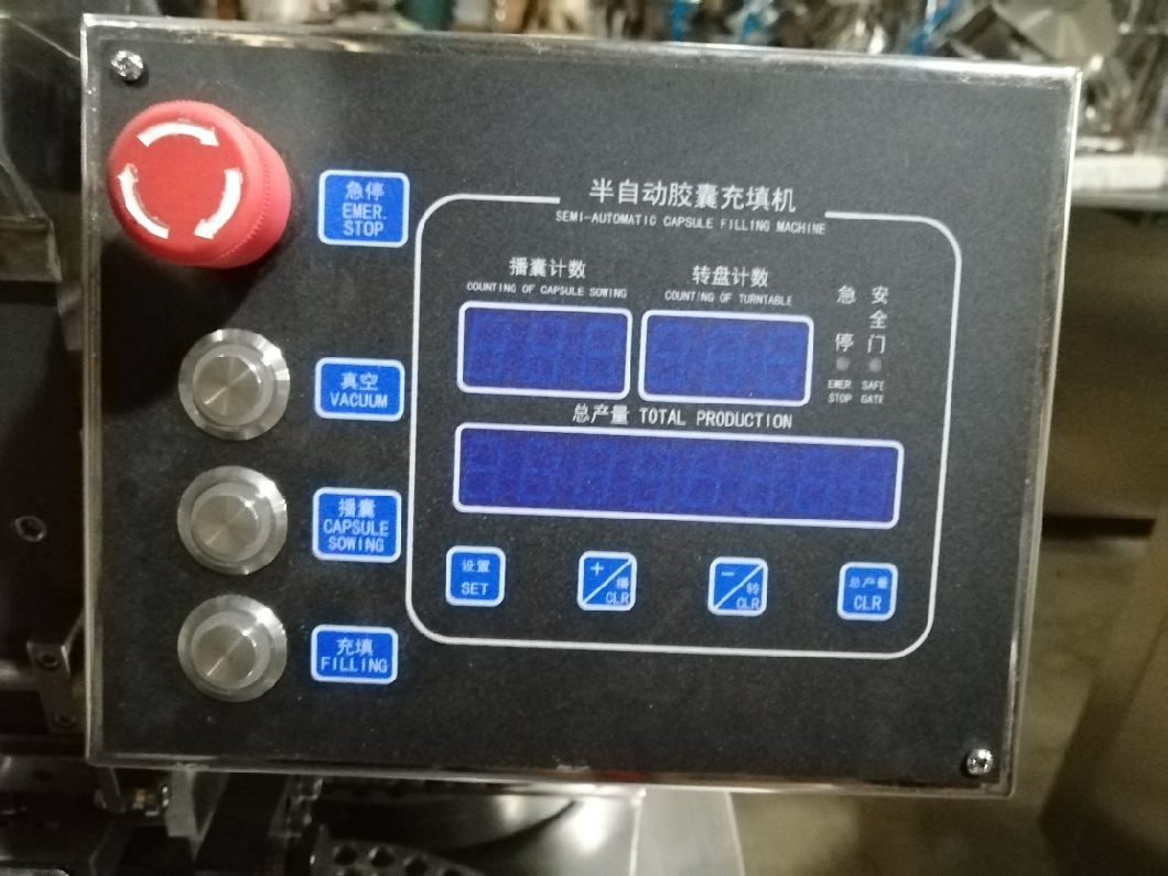Máquina de llenado de cápsulas semiautomática Modelo Dtj-C / Contador de cápsulas de operación manual