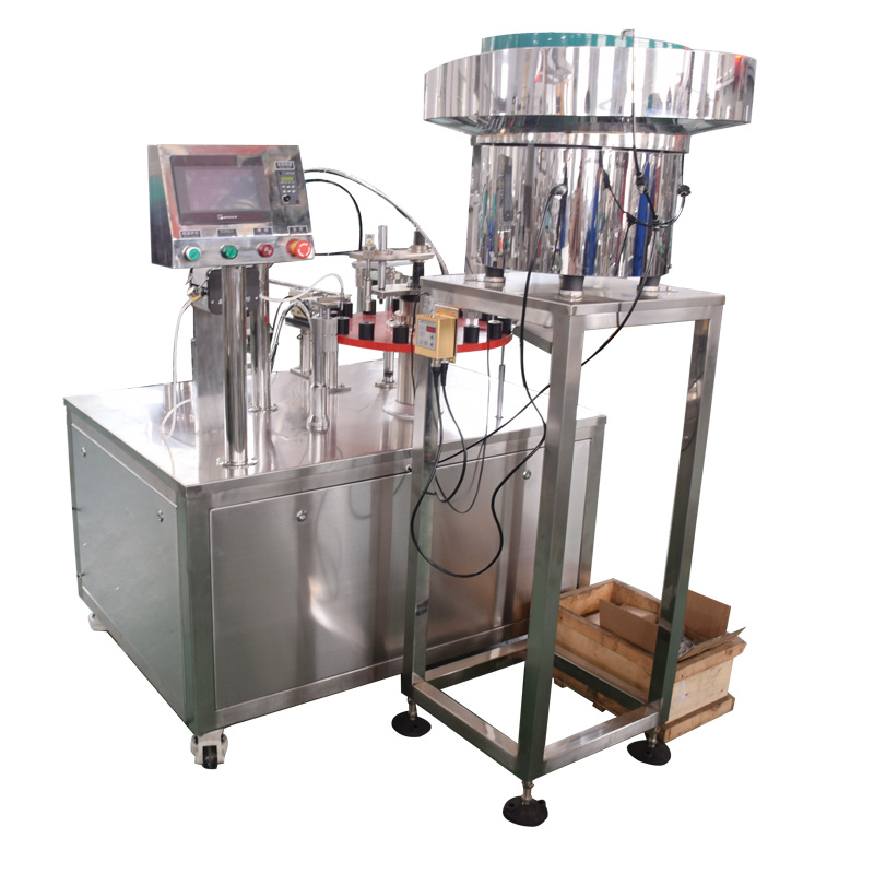 China 2 cabezas de la máquina de llenado de ampollas PP para líquido de ácido hialurónico cosmético