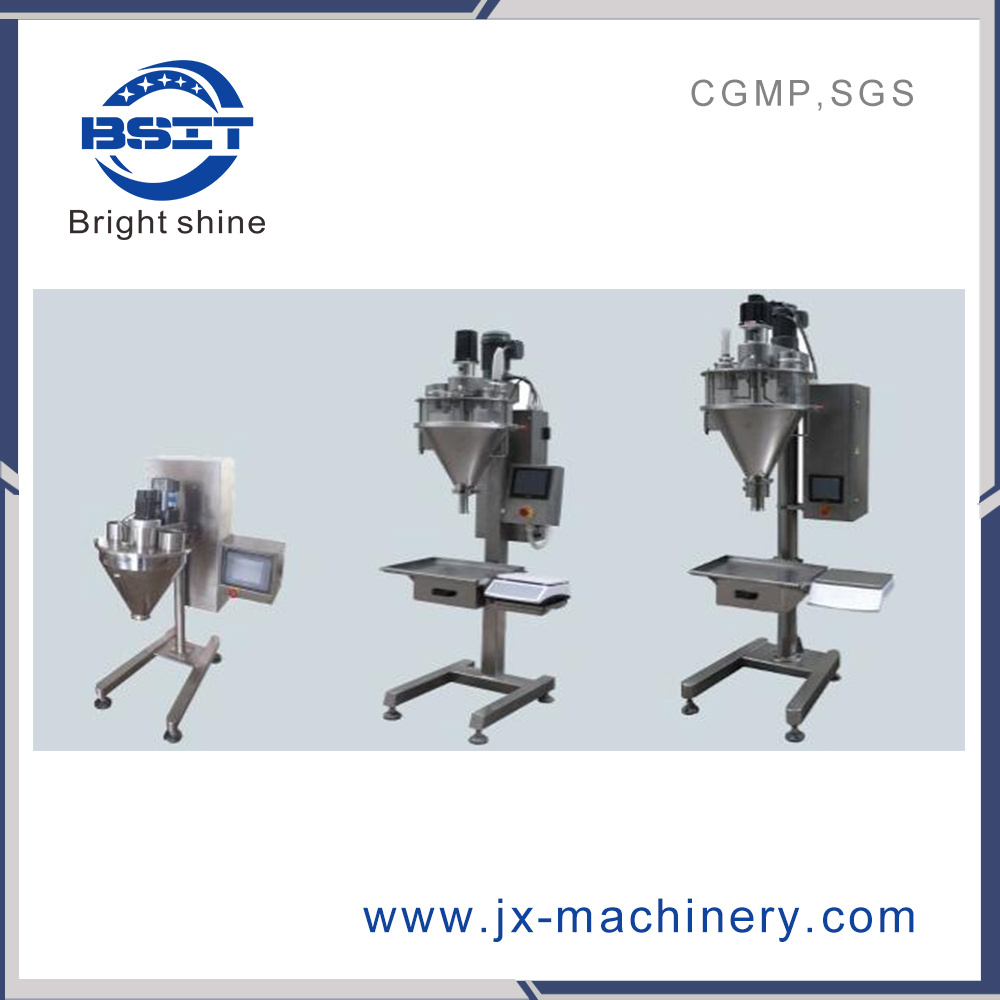 Máquina llenadora semiautomática de polvo sinfín (SERIE BC-1)