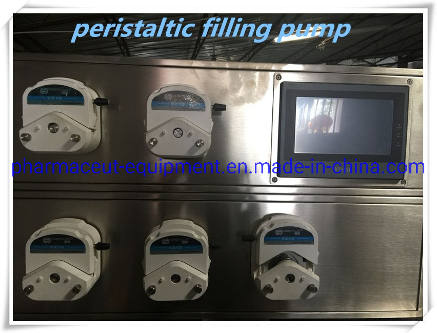 Ampolla de plástico de probióticos orales formando líquido, llenado y sellado de la máquina de etiquetado (Dsm-120)