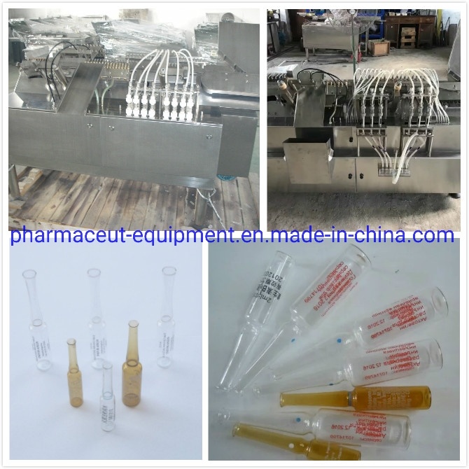 Precio de fabricante Máquina de sellado de llenado de inyección de ampolla de 8 cabezas (5-10 ml)