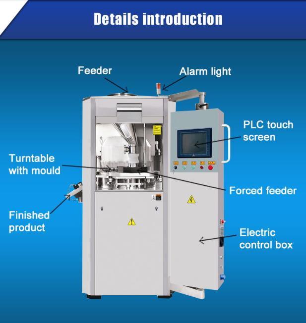 Prensa rotatoria para fabricar tabletas de pastillas (ZPT-20) / Máquina para prensar tabletas de sal / dulces / leche