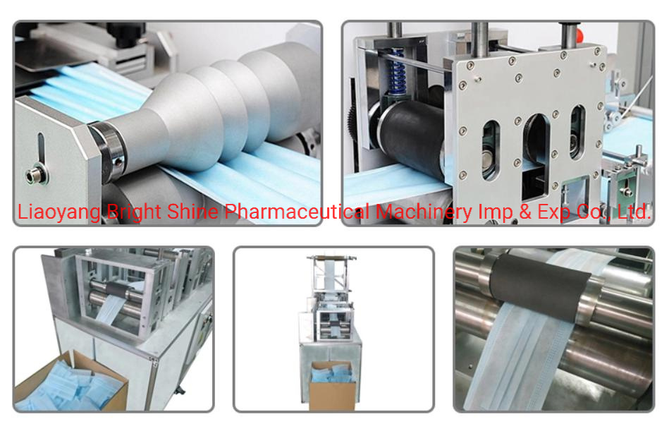 Máquina para fabricar en blanco semiautomática de mascarilla facial plana de alta velocidad en existencia