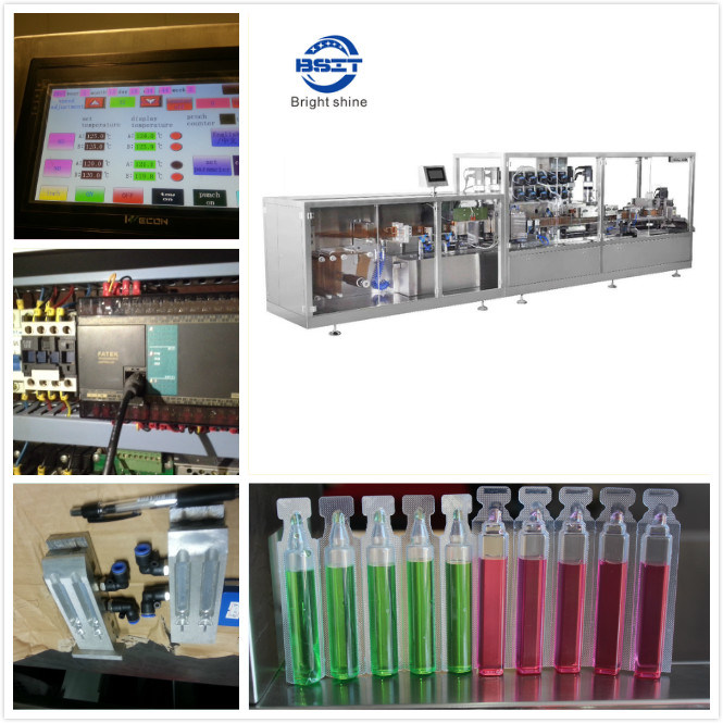 Máquina de sellado de llenado de líquido de ampolla de plástico de venta caliente DSM para aceite de cigarrillo electrónico