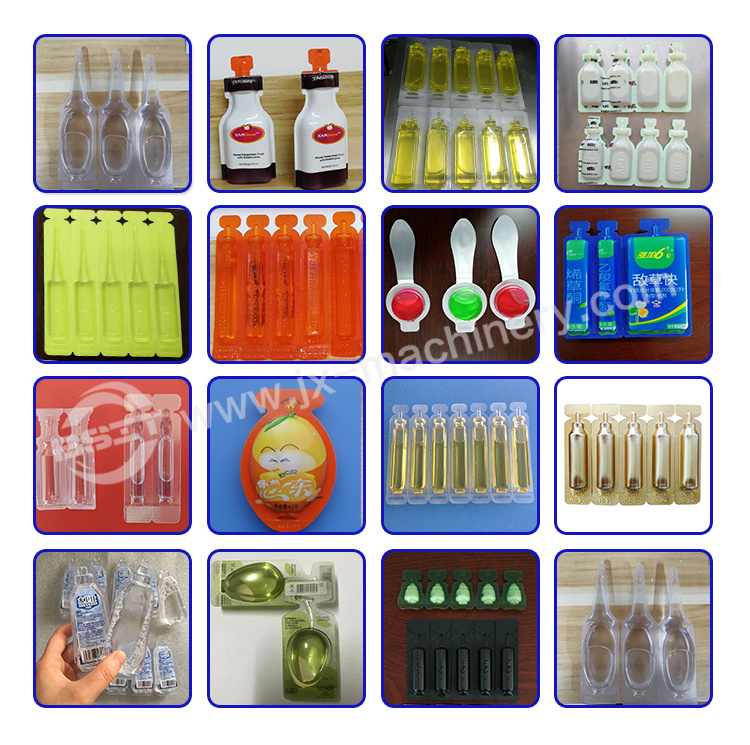 Máquina de llenado y sellado de ampollas de plástico de probióticos orales de 5-10 ml (2-15 cabezas)