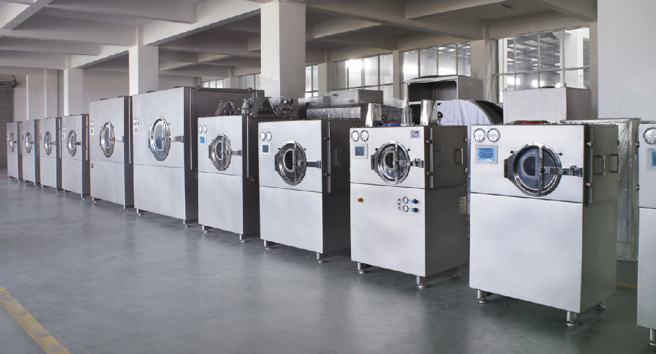 Автоматическая высокопроизводительная машина для нанесения пленочного покрытия на таблетки с мойкой CIP онлайн для Bgb-D