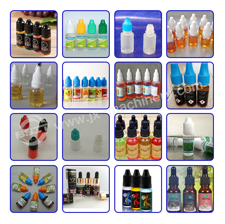 Máquina de llenado y sellado de botellas de cigarrillos electrónicos de 10 ml