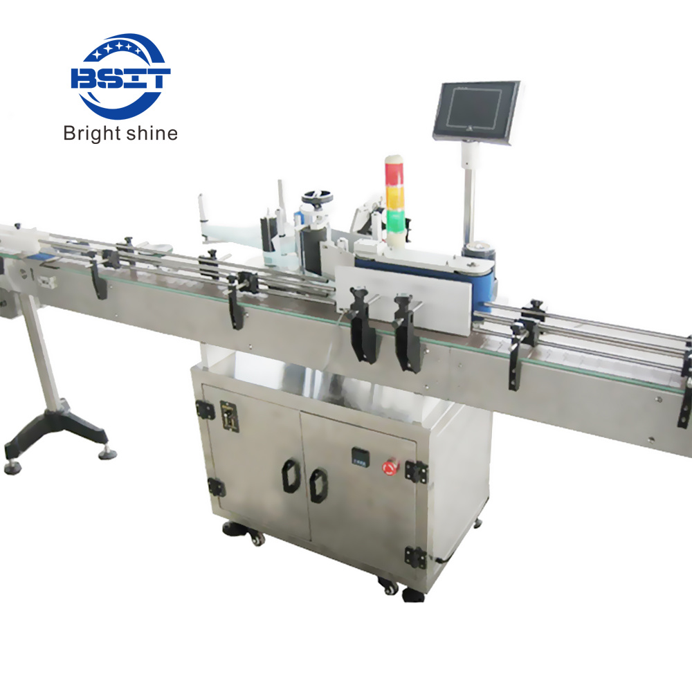 Máquina automática de etiquetado de viales de tubo de ampolla adhesiva adhesiva