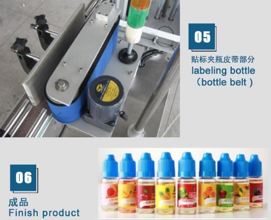 Etiquetadora de doble cara totalmente automática para botella de plástico redonda cuadrada