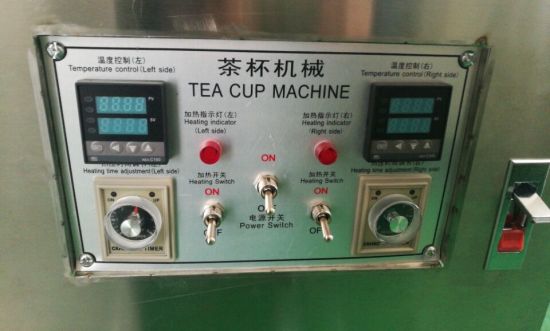 Manual Operate Tea/Coffe Hidden Packaging Machine/Paper Cup Machine Tea