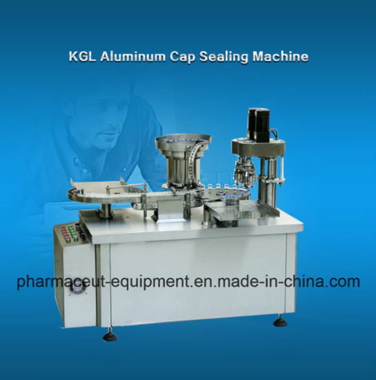 Button Control Penicillin Vial Bottle Cap Sealing Machine for SS316