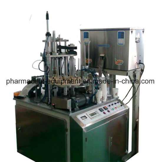 Automatic Green Tea Hidden Paper Cup Making Filling Packing Machine