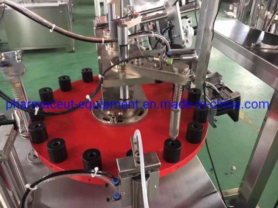 China 2 Heads PP Ampoule Filling Machine for Cosmetic Hyaluronic Acid Liquid