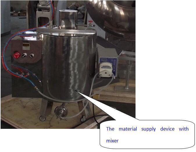 шоколадно-сахарный раствор на таблетки с водяным каштаном by-300 Машина для нанесения покрытия на 