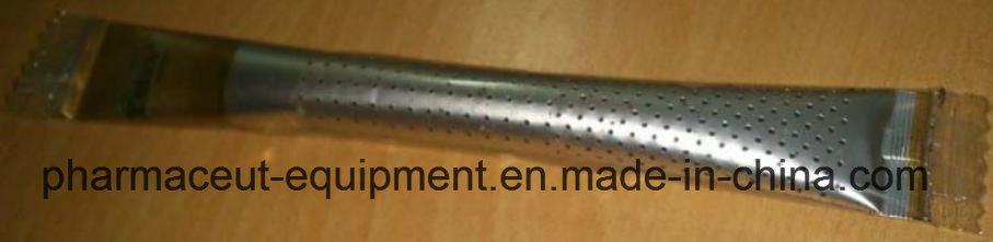 M&aacute;quina para empacar bolsas de t&eacute; con sellado posterior de sobres (con orificio)