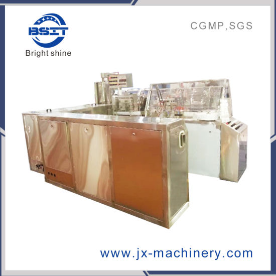 PLC Control Piston Pump Automatic Suppository Liquid Bottle Filling Sealing Machine