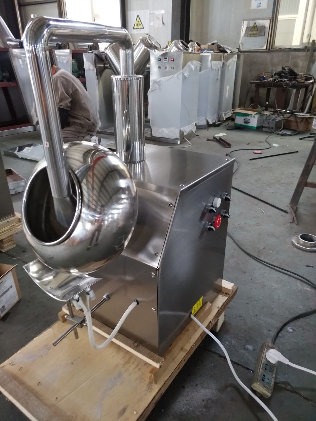 (P&iacute;ldora / Az&uacute;car / Tableta / Pel&iacute;cula / Recubridor de medicamentos) M&aacute;quina de recubrimiento de az&uacute;car Byc-800A