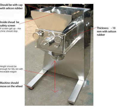 Precio m&aacute;s bajo de alta calidad de la m&aacute;quina granuladora vibratoria farmac&eacute;utica (Yk100)