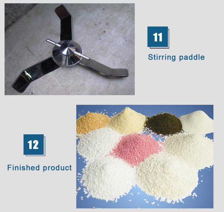 Granulador de mezcla en h&uacute;medo de venta caliente de alta eficiencia