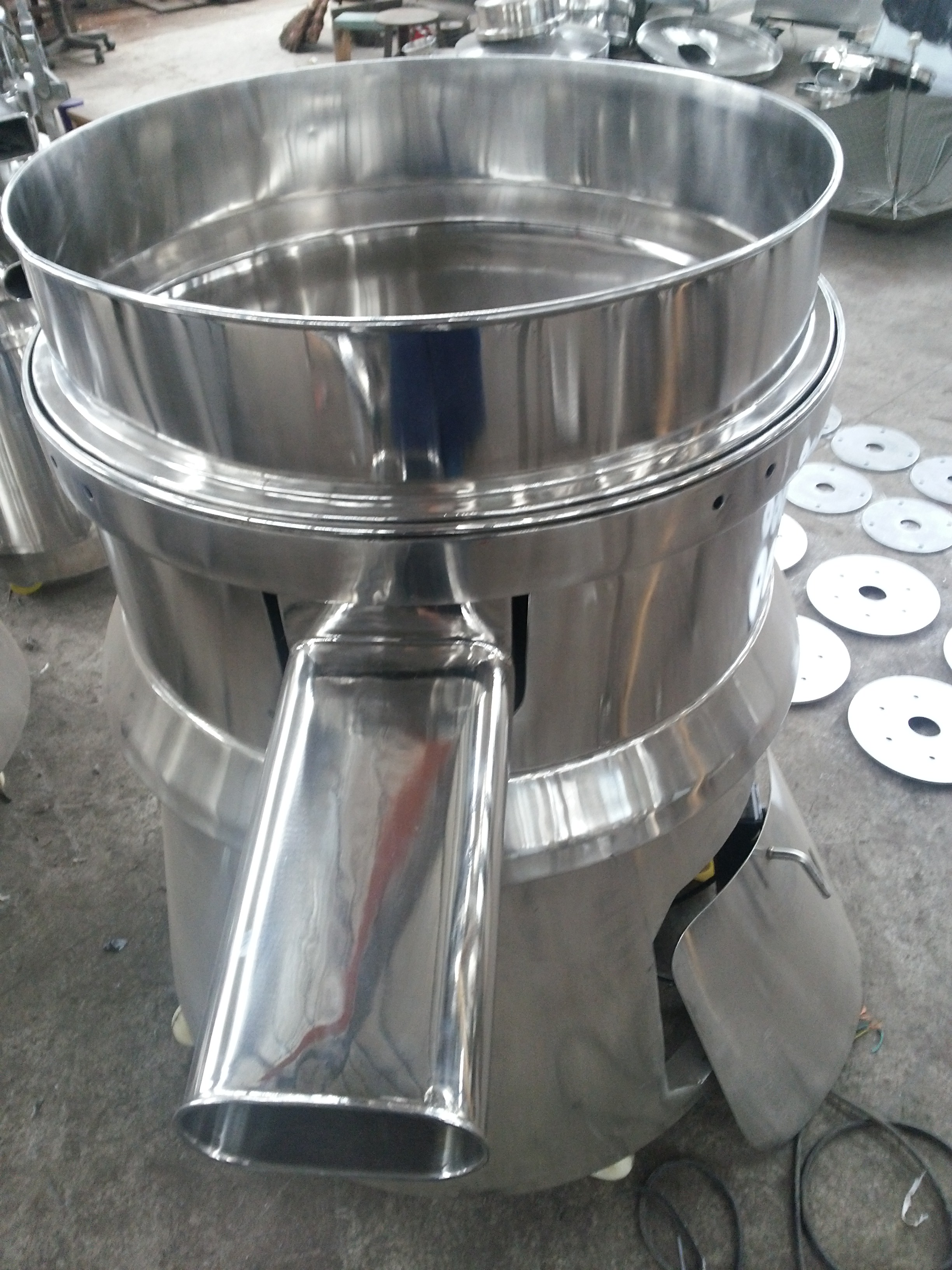 ZS pharmaceutical machine SUS304 stainless steel Round Vibrating Sifter